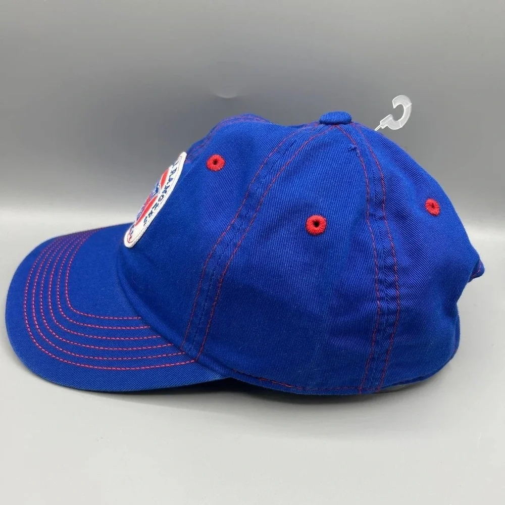 New York Rangers Hat Youth Blue Embroidered NHL Legacy Strap Back Cap Cotton New
